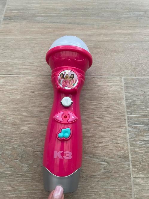 K3 microfoon met stemopname Studio 100, Kinderen en Baby's, Speelgoed | Overig, Zo goed als nieuw, Jongen of Meisje, Ophalen of Verzenden