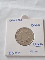Canada 25 cents 2000  UNC geres rene, Timbres & Monnaies, Monnaies | Amérique, Enlèvement ou Envoi