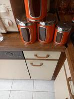 Keukendozen in blik  vintage, Verzamelen, Ophalen