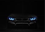 splinternieuwe 4- delige Displate BMW headlight in the dark, Ophalen of Verzenden, Nieuw, Rechthoekig Liggend