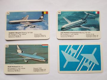 Quartet Trout Game Vintage vliegtuigen uit de jaren 70-80 beschikbaar voor biedingen