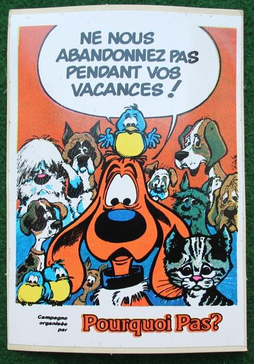 sticker  Billie getekend door Jean Roba voor "Pourquoi Pas?", Verzamelen, Stripfiguren, Zo goed als nieuw, Plaatje, Poster of Sticker