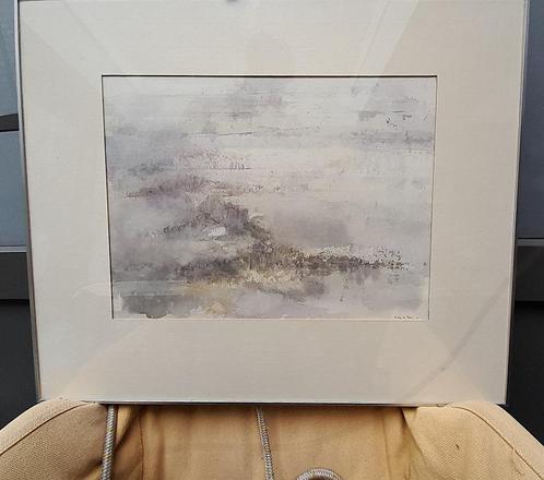 Grote Aquarel, Harold Van de Perre, Antiek en Kunst, Kunst | Schilderijen | Modern, Ophalen