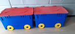 2 speelgoedbakken op wielen 10€/st, Ophalen of Verzenden, Zo goed als nieuw
