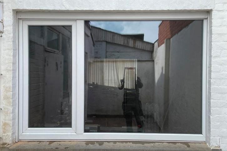 2023 pvc raam, superisolerend, rolluik met motor, Bricolage & Construction, Vitres, Châssis & Fenêtres, Comme neuf, Fenêtre de façade ou Vitre