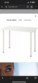 LINNMON / ADILS Table, blanc,, Ophalen, Gebruikt, Bureau