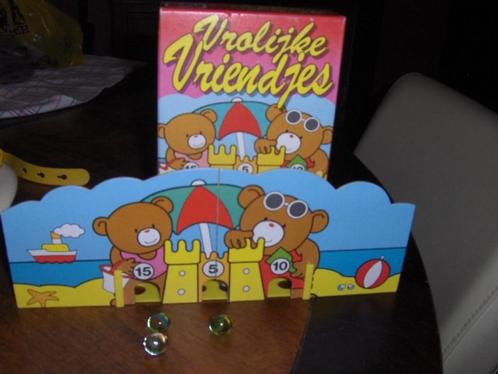 Vrolijke vriendjes   knikkerspel  Jumbo, Hobby en Vrije tijd, Gezelschapsspellen | Overige, Zo goed als nieuw, Ophalen