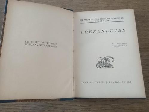 BOERENLEVEN - EDWARD VERMEULEN, Antiek en Kunst, Antiek | Boeken en Manuscripten, Ophalen