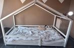 kinderbed huisje, Kinderen en Baby's, Ophalen, 85 tot 100 cm, Zo goed als nieuw, Lattenbodem