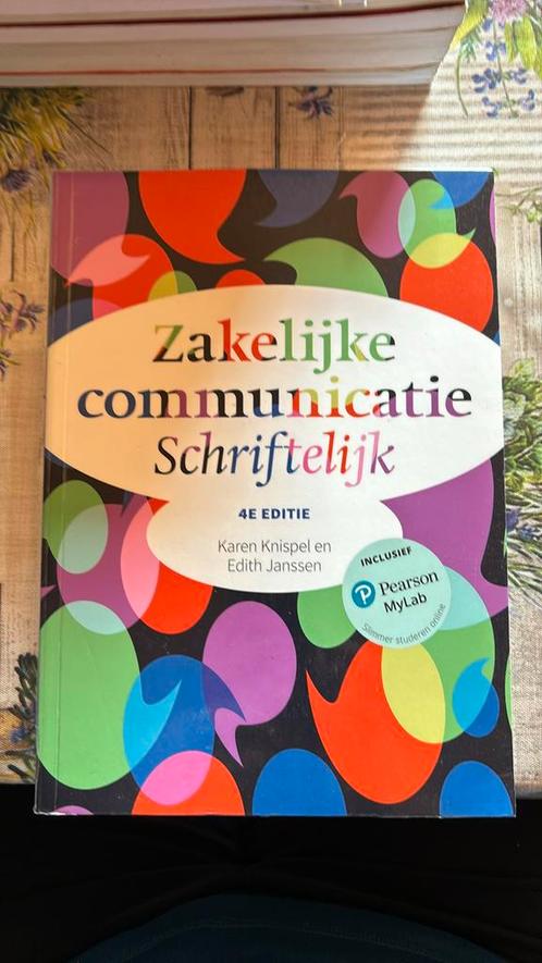 Zakelijke communicatie - Schriftelijk, 4e editie met MyLab N, Boeken, Schoolboeken, Zo goed als nieuw, Nederlands, Ophalen of Verzenden
