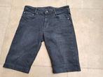 Zwarte jeans short mt 170 - 176 (zie foto's), Enfants & Bébés, Vêtements enfant | Taille 170, Enlèvement ou Envoi, Comme neuf