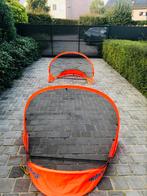 Minivoetbalgoal opplooibaar (oranje) 2 stukken, Kinderen en Baby's, Speelgoed | Buiten | Speeltoestellen, Ophalen of Verzenden