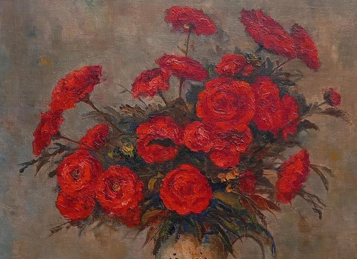 PROSPER DE ROOVER ( 1899-1974 ) schilderij topwerk, Antiek en Kunst, Kunst | Schilderijen | Klassiek, Ophalen of Verzenden