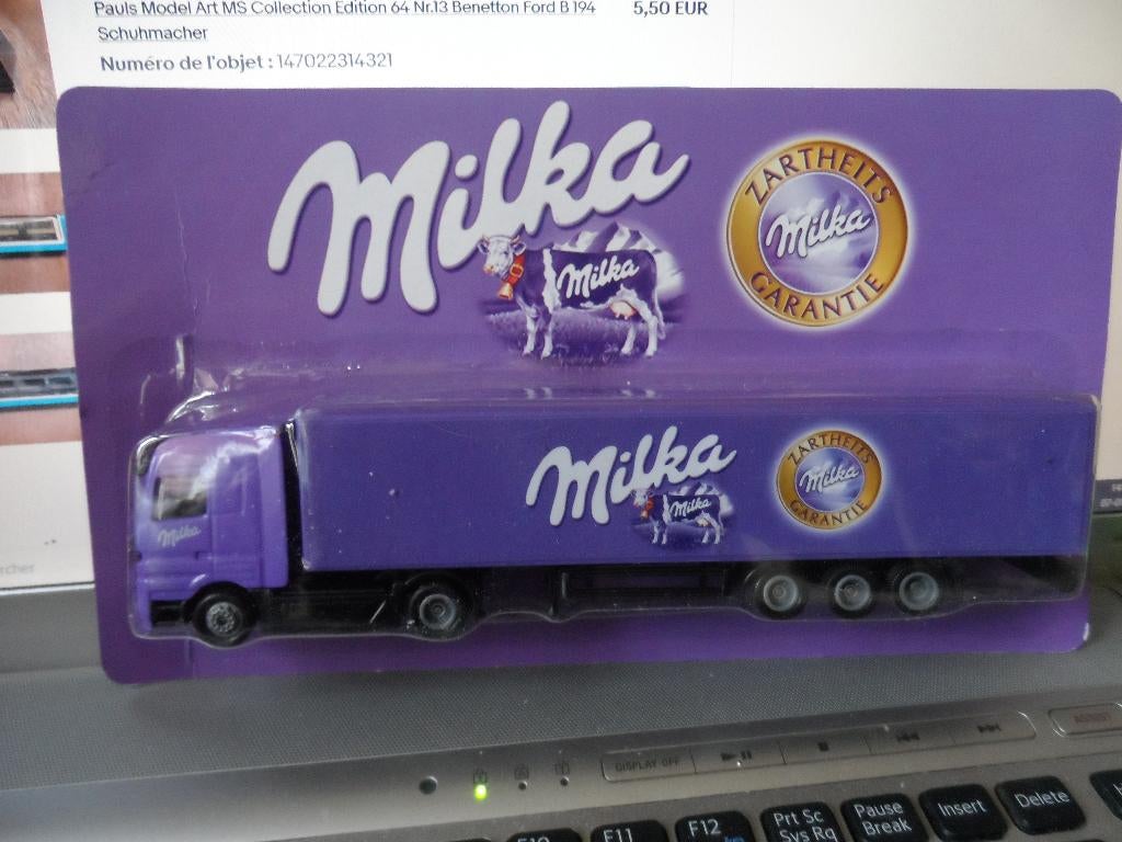 Camion-remorque Publicitaire Echelle: 1/87 HO, Hobby & Loisirs créatifs, Trains miniatures | HO, Neuf, Autres types, Autres marques