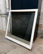 PVC raam met kader, Utilisé, Enlèvement ou Envoi, 80 à 120 cm, Double vitrage