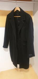 Zwarte cashmere wool mantel  maat 46, Zo goed als nieuw, Maat 46/48 (XL) of groter, Ophalen
