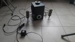 Versterker met boxen voor pc, Computers en Software, Pc speakers, Ophalen, Zo goed als nieuw