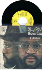 Soul 45: Billy Paul – Brown Baby, Gebruikt, 7 inch, Single, Ophalen of Verzenden