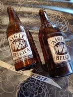 2 oude bierflesjes Aigle Belgica, Verzamelen, Ophalen of Verzenden, Zo goed als nieuw