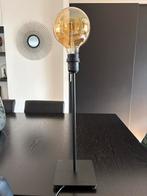 Zwarte minimalistische lamp met Edison-lamp, Ophalen, Zo goed als nieuw, Moderne, Minder dan 100 cm