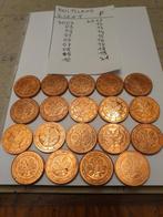 19 munten van 2 cent munthuis F van Duitsland, Ophalen of Verzenden, Duitsland, 2 cent, Setje