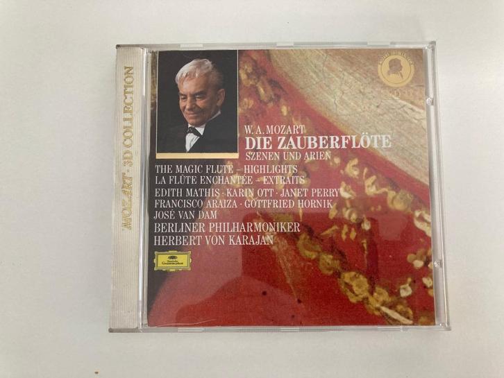 W.A.Mozart Die Zauberflöte Von Karajan, Cd's en Dvd's, Cd's | Klassiek, Zo goed als nieuw, Verzenden