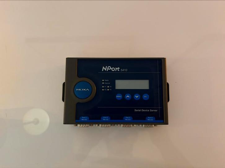Moxa NPort 5410 – 4-poorts RS-232 Device Server, Zakelijke goederen, Kantoor en Winkelinrichting | Apparatuur en Telecommunicatie