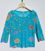 Mooi zomers t-shirt met kleurige bloemen, TRU, Ophalen of Verzenden, Zo goed als nieuw, Maat 42/44 (L)