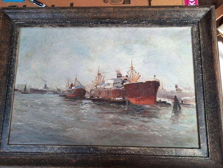 Oliedoek riny vd krooler, Antiek en Kunst, Kunst | Schilderijen | Klassiek, Ophalen