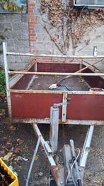 Geremde dubbel asser, Auto diversen, Aanhangers en Bagagewagens, Ophalen, Gebruikt