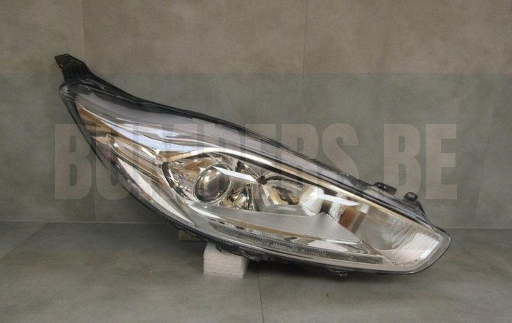 KOPLAMP Ford Fiesta MK7 FACELIFT Standaard Lens met LED 12-1, Auto-onderdelen, Verlichting, Gebruikt, 6 maanden garantie, Ophalen of Verzenden