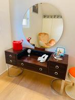 Palissander make-up tafel (70s vintage), Huis en Inrichting, Ophalen, Zo goed als nieuw