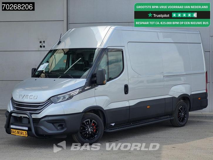 Iveco Daily 35S21 3.0L Automaat Black Edition L2H2 LED ACC A, Auto's, Bestelwagens en Lichte vracht, Bedrijf, Te koop, Achteruitrijcamera