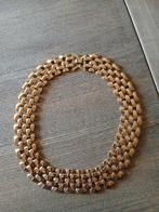 Gouden halsketting, Handtassen en Accessoires, Kettingen, Ophalen of Verzenden, Zo goed als nieuw
