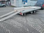 Plateauwagen Henra 500x220 met rijplaten, steunpoten, 3,5 T, Auto diversen, Aanhangers en Bagagewagens, Ophalen, Zo goed als nieuw