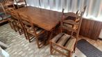 GATIS eetkamer tafel met 6 stoelen, Huis en Inrichting, Tafels | Eettafels, Ophalen, Gebruikt