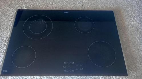 Whirlpool vitrokeramische kookplaat, Elektronische apparatuur, Kookplaten, Gebruikt, Inbouw, Keramisch, 4 kookzones, Ophalen