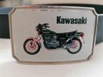 Lederen Kawasaki riem, Nieuw, Echt leder, Ophalen of Verzenden, Zwart