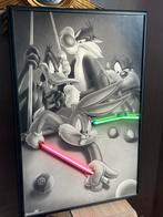 Looney Tunes neon poster, Antiek en Kunst, Ophalen