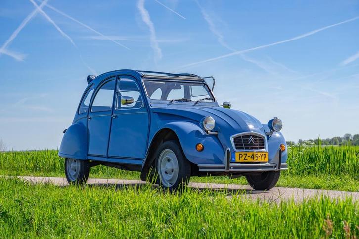 Citroen 2 CV 6 Special, Auto's, Oldtimers, Bedrijf, Te koop, Citroën, Benzine, Berline, 4 deurs, Handgeschakeld, Blauw, Voorwielaandrijving