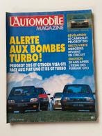 VW RENAULT MAZDA FIÂT ECT TURBO REVUE ESSAI VINTAGE, Livres, Autos | Brochures & Magazines, Enlèvement ou Envoi, Mazda