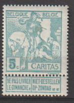 Belgique 1910 n 86**, Neuf, Envoi