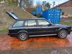 BMW E30 M30 325ix 6cyl, Auto's, BMW, 2500 cc, Leder en Stof, Zwart, Lederen bekleding