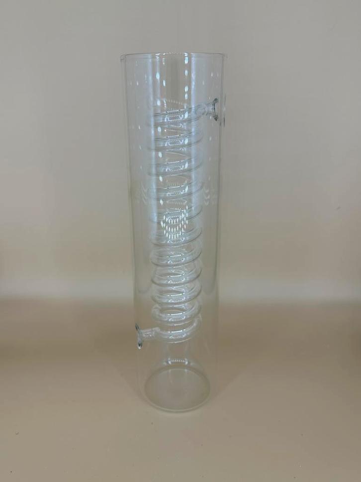 Vintage IKEA - spiraalvaas/kandelaar Ehlen Johansson, Huis en Inrichting, Woonaccessoires | Vazen, Zo goed als nieuw, Ophalen of Verzenden