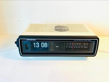 VINTAGE 70’s FLIP CLOCK RADIO (Zie Beschrijving), Enlèvement ou Envoi, Maison et Meubles