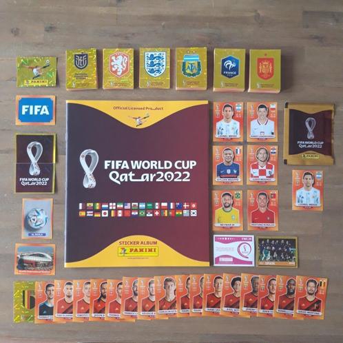 Panini World Cup 2022 Album + 500 verschillende stickers, Verzamelen, Sportartikelen en Voetbal, Nieuw, Poster, Plaatje of Sticker