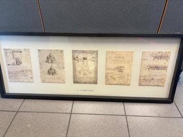 Leonardo Da Vinci ingelijste tekeningen Ikea beschikbaar voor biedingen
