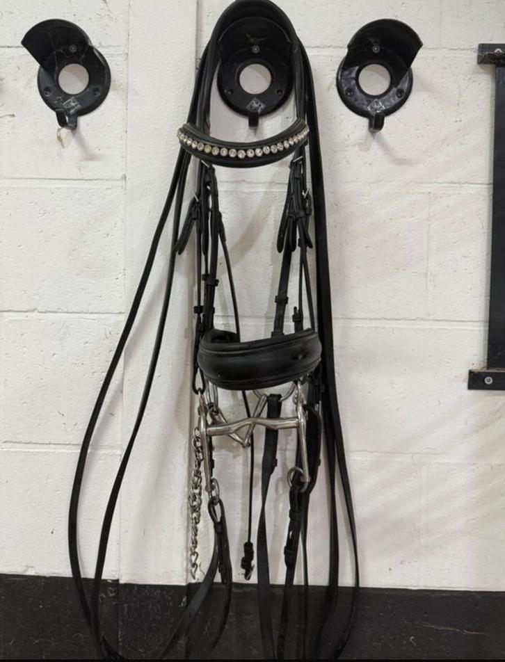 LJ stang en trens hoofdstel, Dieren en Toebehoren, Paarden en Pony's | Hoofdstellen en Tuigage, Zo goed als nieuw, Ophalen of Verzenden