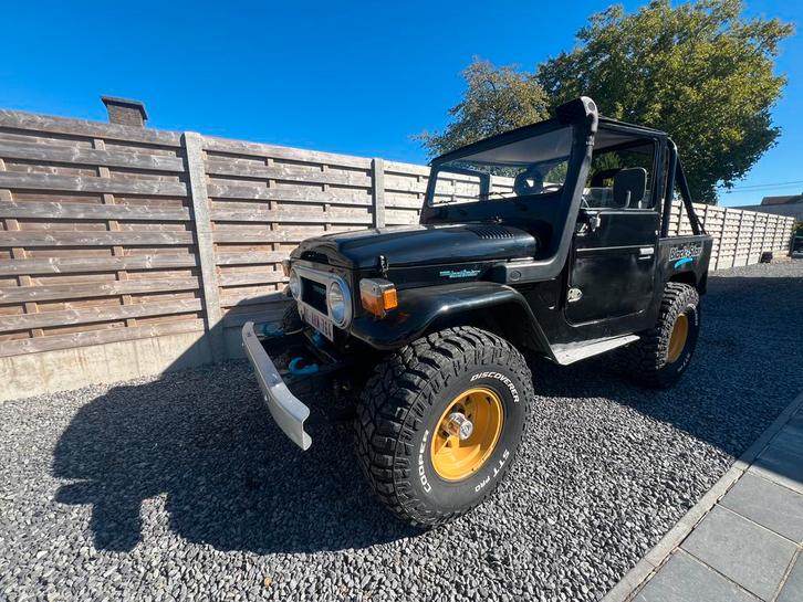 Toyota bj 40, Auto's, Toyota, Particulier, 4x4, Diesel, Zwart, Zwart, Ophalen