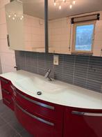 badmeubel en spiegelkast, Huis en Inrichting, Ophalen, Gebruikt, Minder dan 100 cm, 50 tot 75 cm